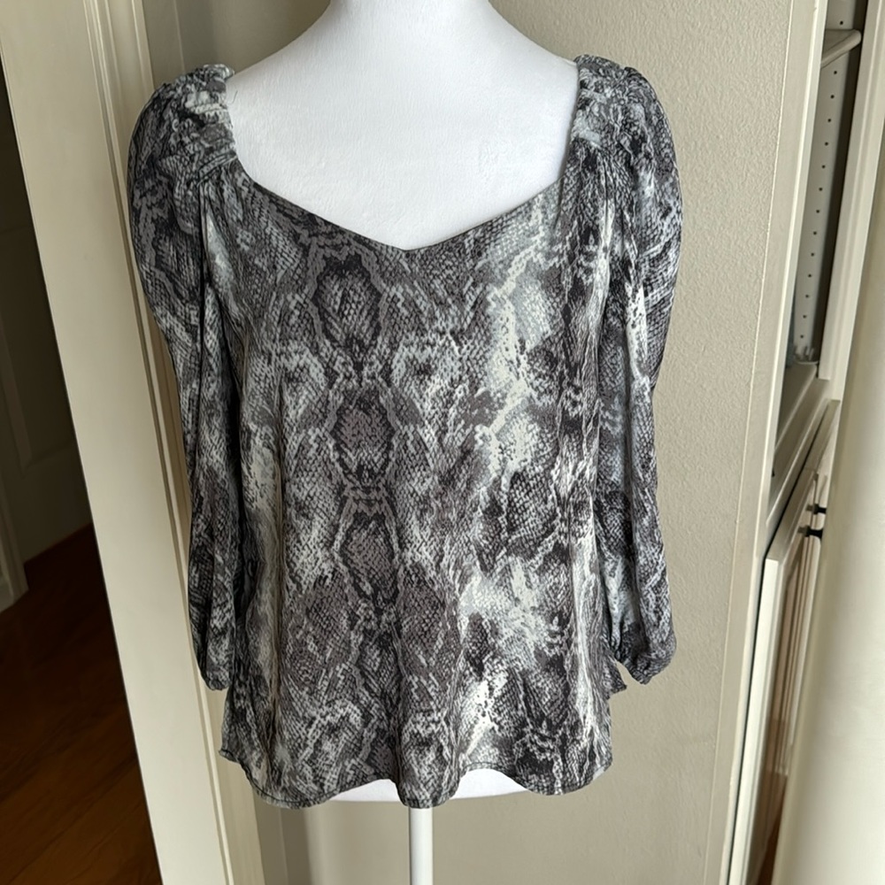 Vince Camuto Snake Print Shirt